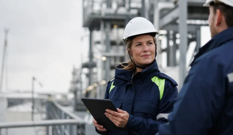 HSE-professional in een industriële werkomgeving